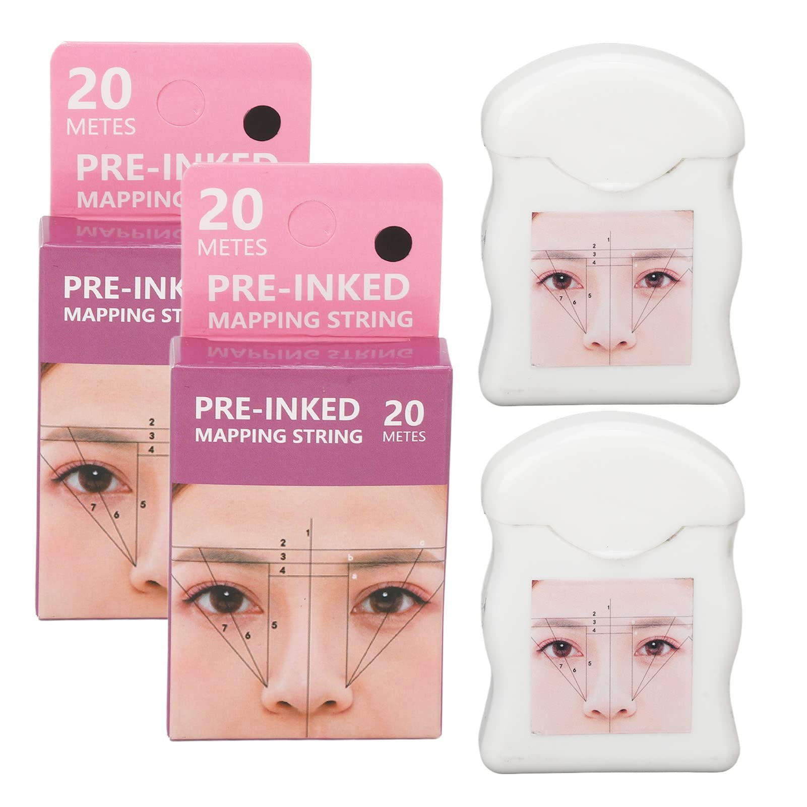 Amazon.co.jp: NOBONU 眉毛マッピングストリング 2本 65.6